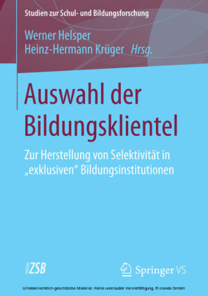 Auswahl der Bildungsklientel