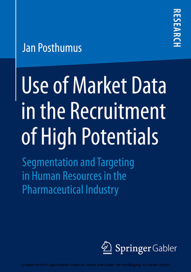 Use of Market Data in the Recruitment of High Potentials main product photo