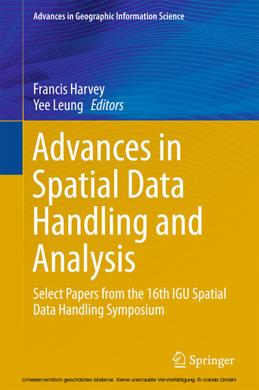Advances in Spatial Data Handling and Analysis main product photo