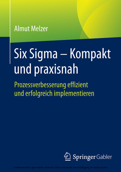 Six Sigma - Kompakt und praxisnah main product photo