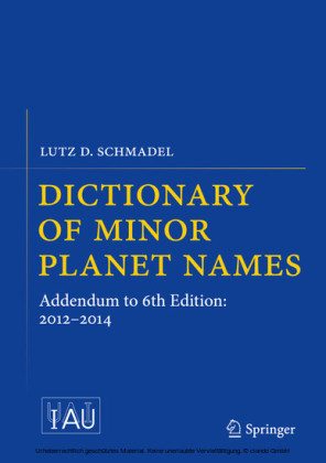 Dictionary of Minor Planet Names