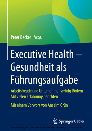 Executive Health - Gesundheit als Führungsaufgabe main product photo