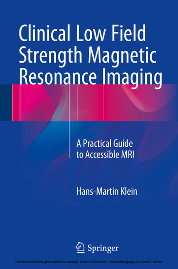 Clinical Low Field Strength Magnetic Resonance Imaging main product photo