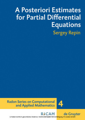 A Posteriori Estimates for Partial Differential Equations