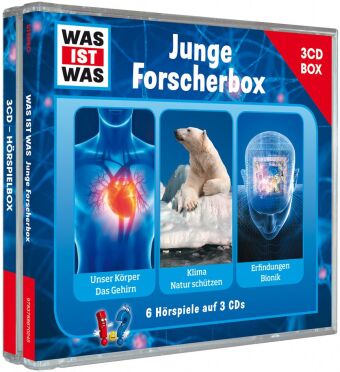 WAS IST WAS 3-CD-Hörspielbox. Junge Forscherbox, Audio-CD