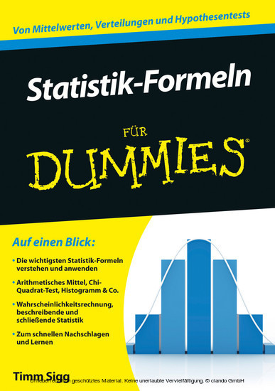 Statistik-Formeln für Dummies main product photo