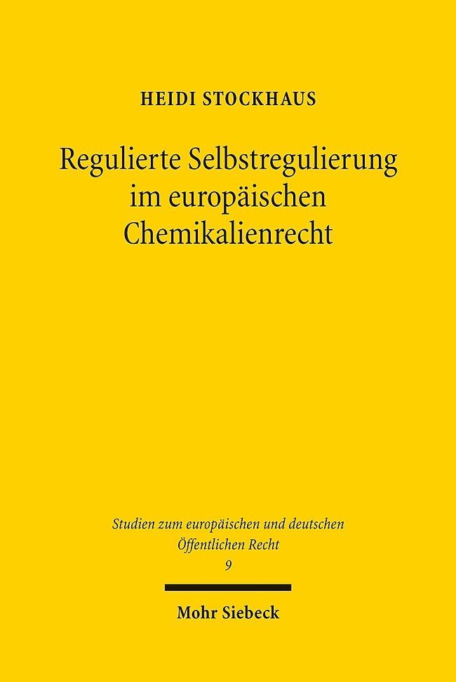Regulierte Selbstregulierung im europäischen Chemikalienrecht main product photo