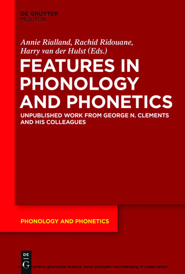 Features in Phonology and Phonetics main product photo