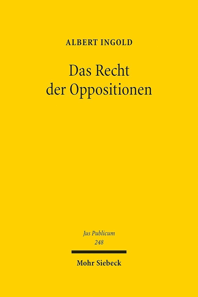 Das Recht der Oppositionen main product photo