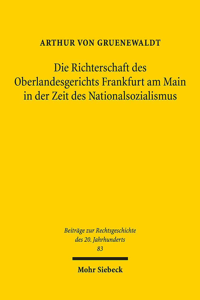 Die Richterschaft des Oberlandesgerichts Frankfurt am Main in der Zeit des Nationalsozialismus main product photo