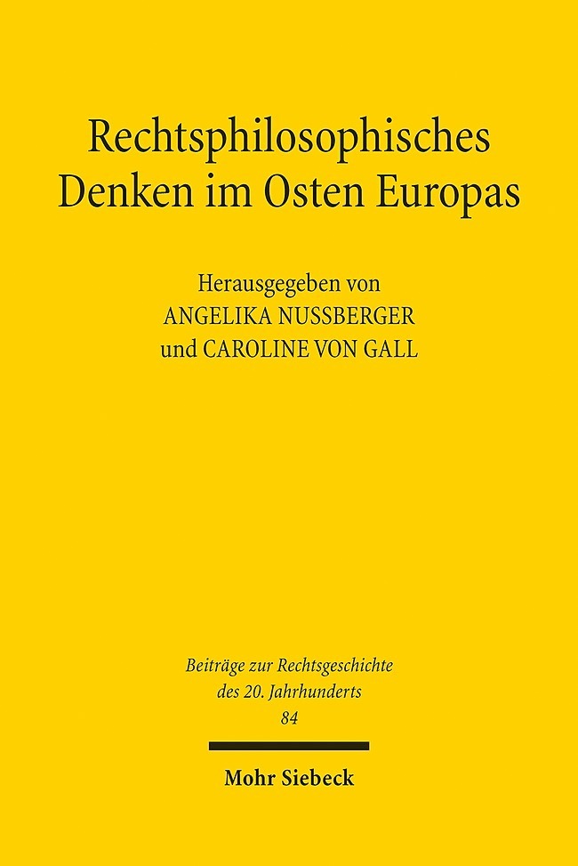 Rechtsphilosophisches Denken im Osten Europas main product photo