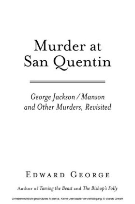 Murder At San Quentin