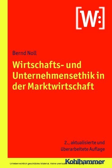 Wirtschafts- und Unternehmensethik in der Marktwirtschaft main product photo