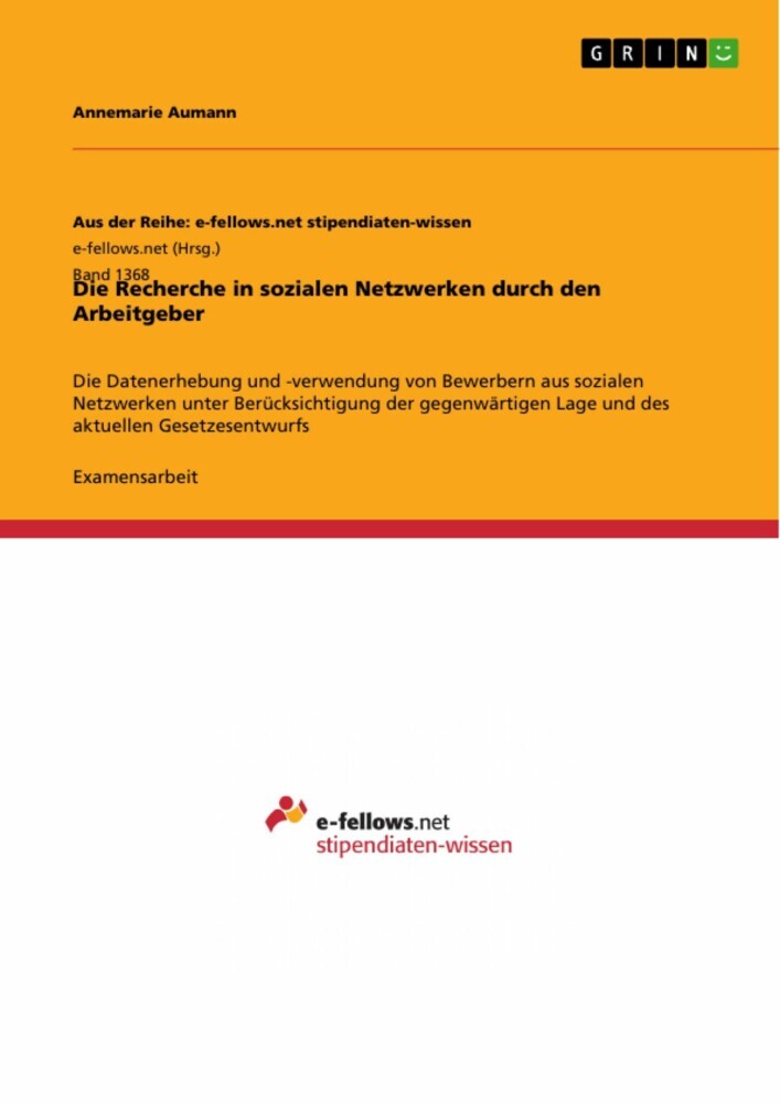 Die Recherche in sozialen Netzwerken durch den Arbeitgeber main product photo