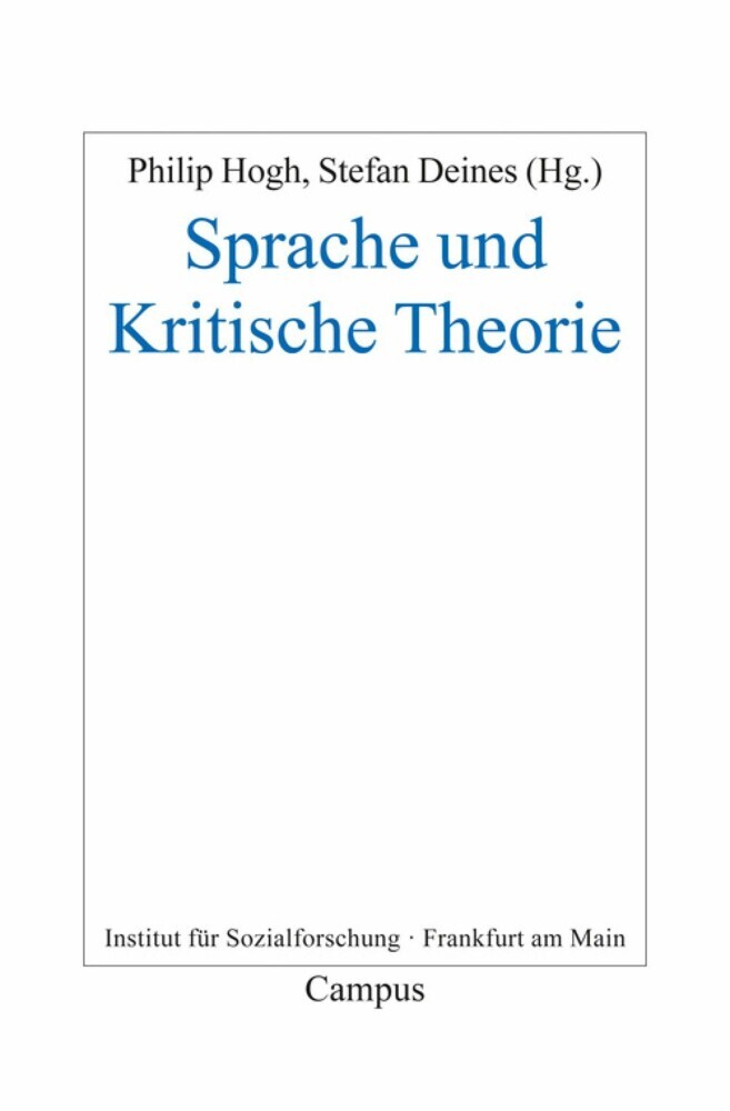 Sprache und Kritische Theorie main product photo