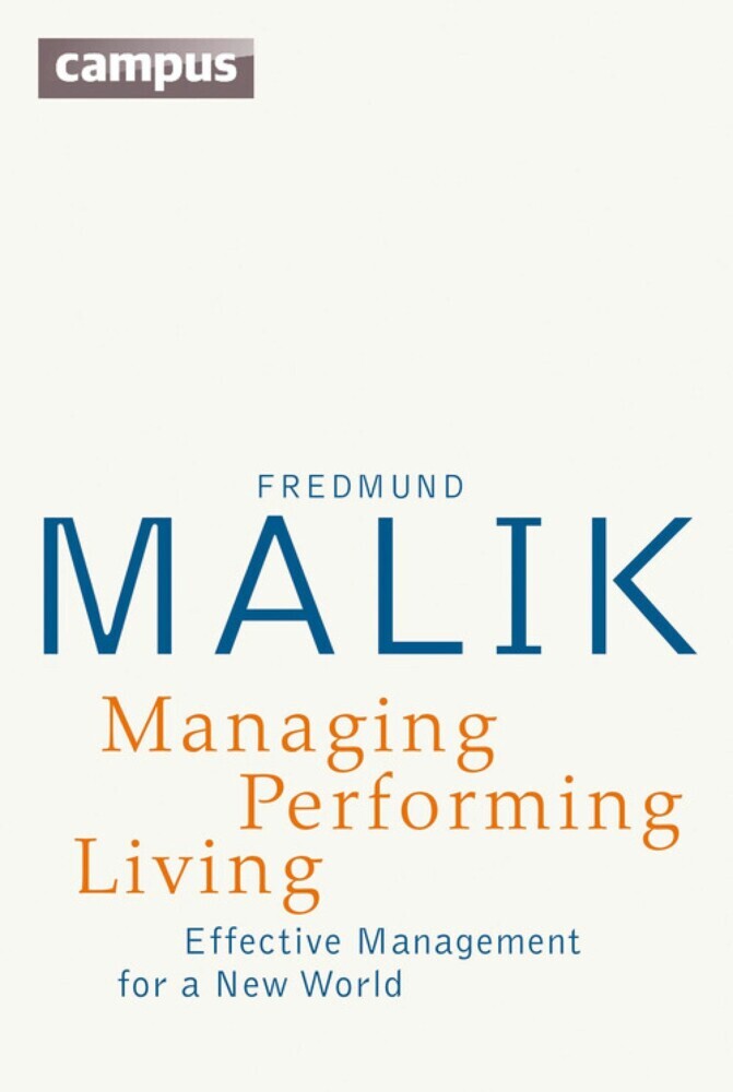 Managing Performing Living main product photo