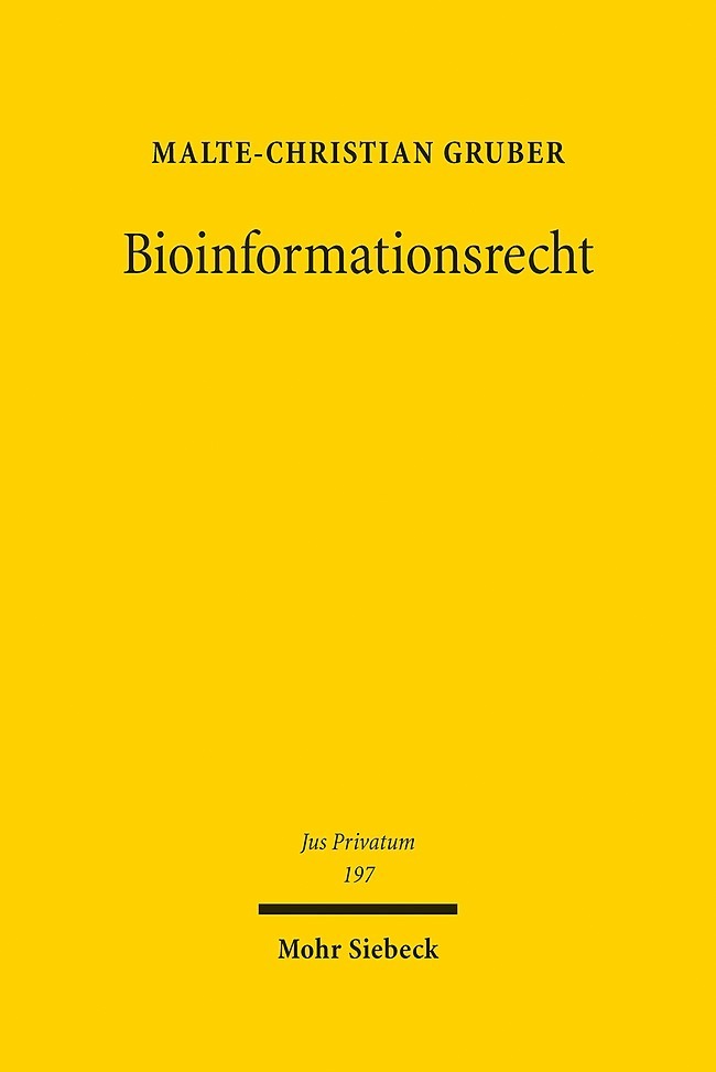 Bioinformationsrecht main product photo