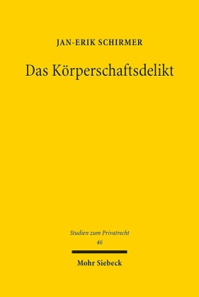 Das Körperschaftsdelikt