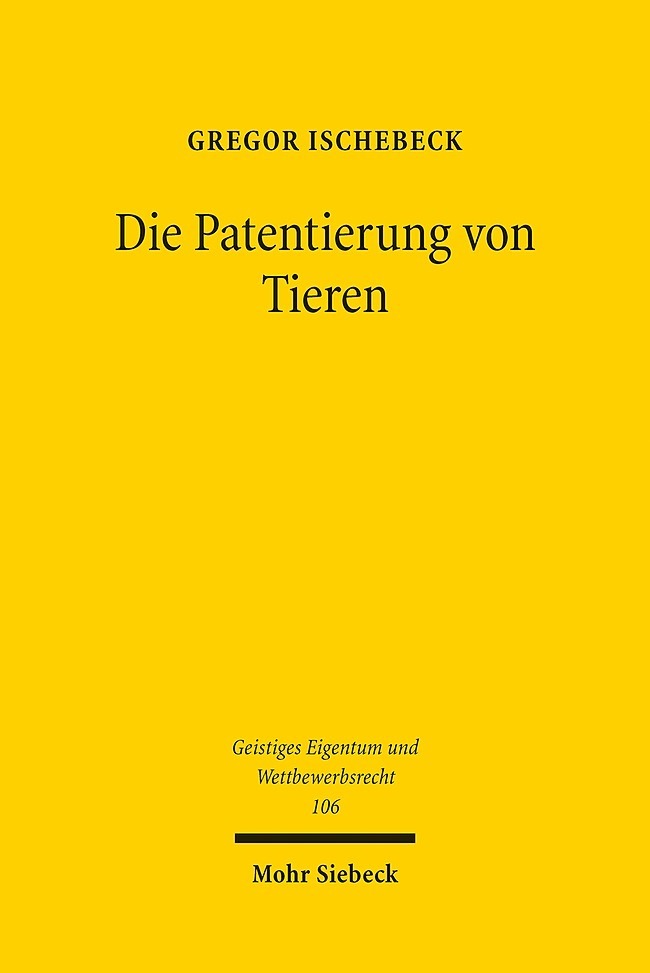 Die Patentierung von Tieren main product photo
