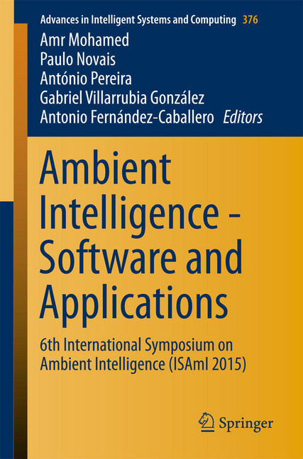 Ambient Intelligence - Software and Applications main product photo