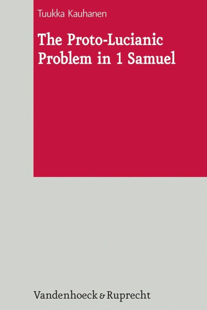 The Proto-Lucianic Problem in 1 Samuel main product photo