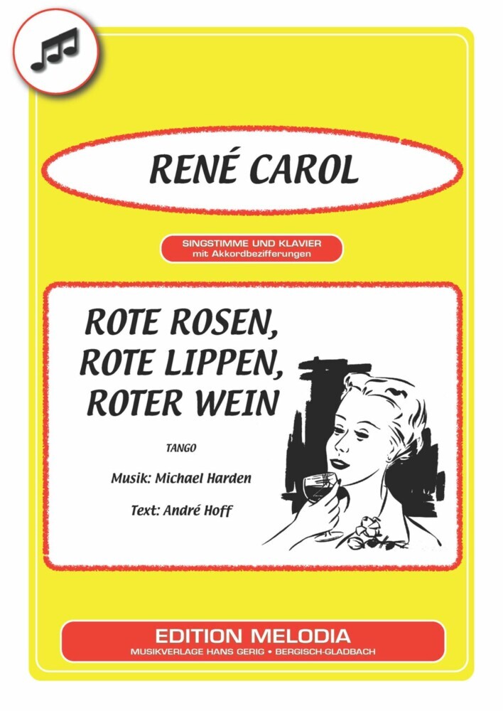 Rote Rosen, rote Lippen, roter Wein main product photo