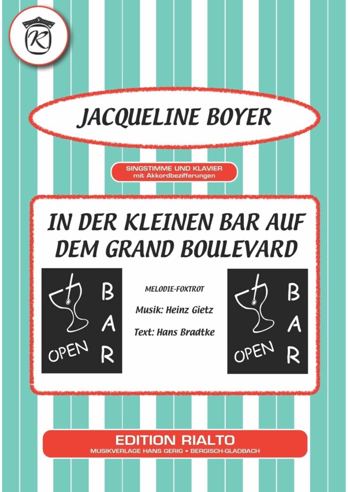 In der kleinen Bar auf dem Grand Boulevard main product photo