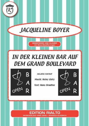 In der kleinen Bar auf dem Grand Boulevard