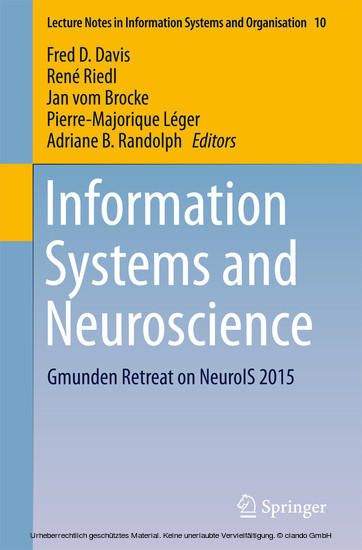 Information Systems and Neuroscience main product photo
