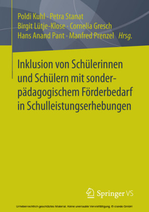 Inklusion von Schülerinnen und Schülern mit sonderpädagogischem Förderbedarf in Schulleistungserhebungen