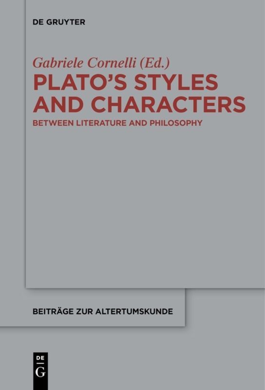 Plato's Styles and Characters main product photo
