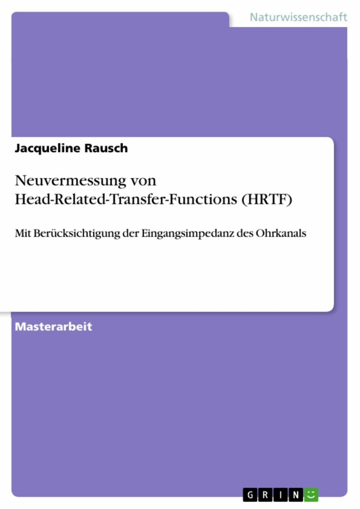 Neuvermessung von Head-Related-Transfer-Functions (HRTF) main product photo