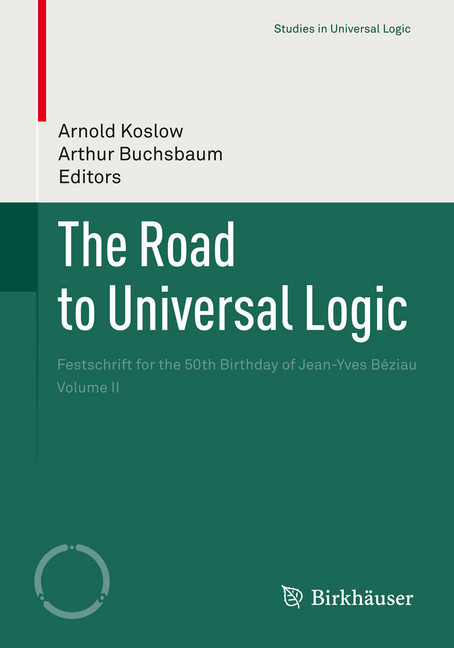 The Road to Universal Logic main product photo