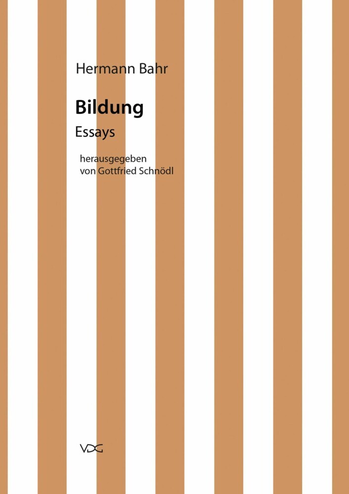 Hermann Bahr / Bildung main product photo