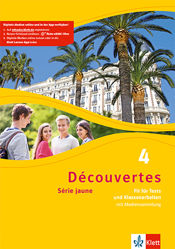 Découvertes. Série jaune (ab Klasse 6). Ausgabe ab 2012 - Fit für Tests und Klassenarbeiten, m. CD-ROM. Bd.4 main product photo