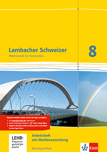 Lambacher Schweizer Mathematik 8. Ausgabe Rheinland-Pfalz, m. 1 Beilage main product photo