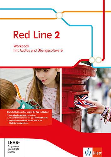 Red Line. Ausgabe ab 2014 - 6. Klasse, Workbook mit Audio-CD und CD-ROM. Bd.2 main product photo