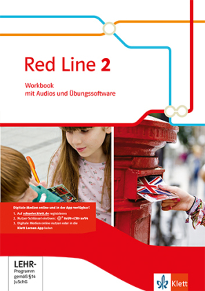 Red Line. Ausgabe ab 2014 - 6. Klasse, Workbook mit Audio-CD und CD-ROM. Bd.2