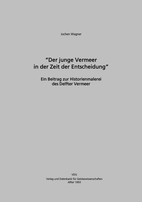 Der junge Vermeer in der Zeit der Entscheidung main product photo