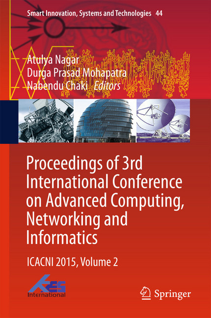 Proceedings of 3rd International Conference on Advanced Computing, Networking and Informatics main product photo