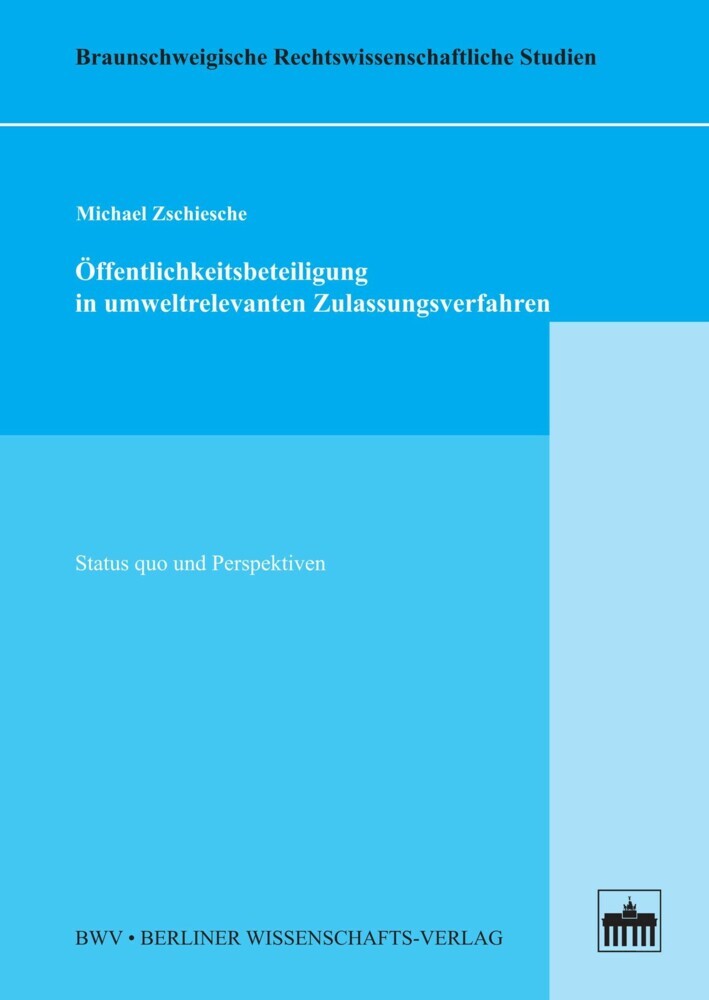 Öffentlichkeitsbeteiligung in umweltrelevanten Zulassungsverfahren main product photo