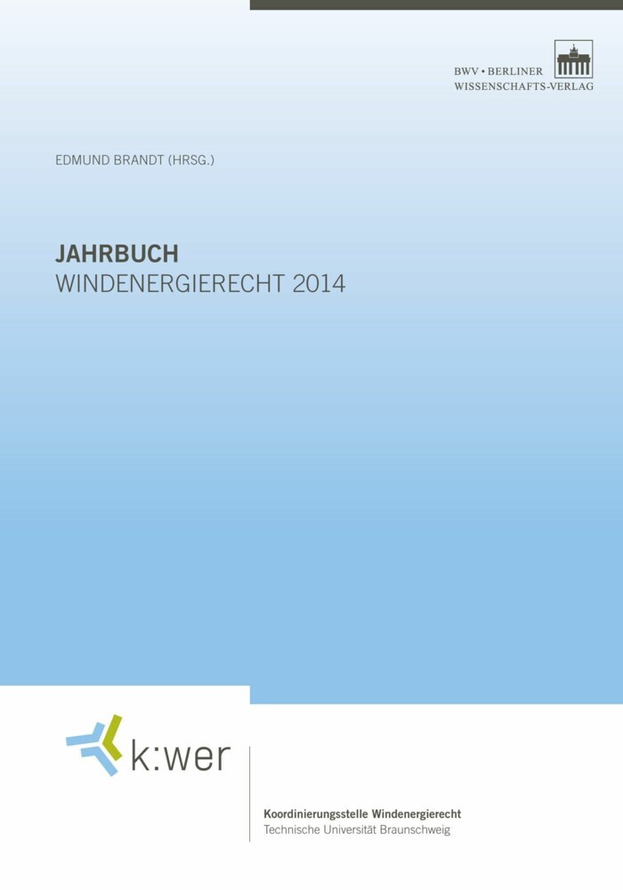 Jahrbuch Windenergierecht 2014 main product photo
