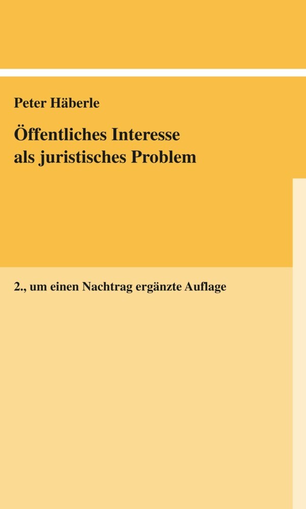 Öffentliches Interesse als juristisches Problem main product photo