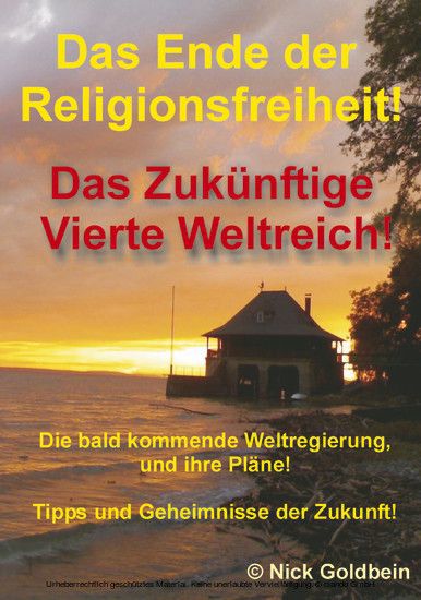 Das Ende der Religionsfreiheit und das vierte Weltreich main product photo
