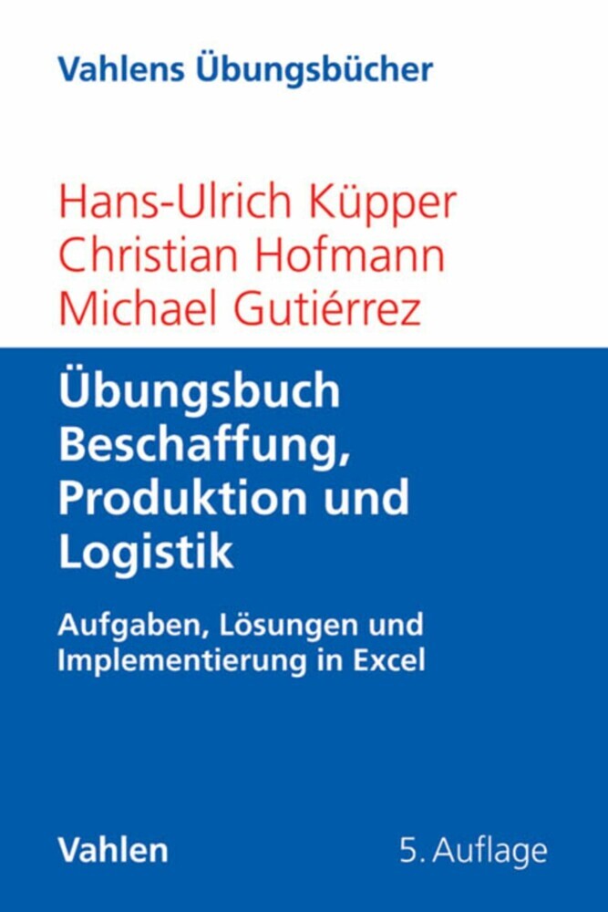 Übungsbuch Beschaffung, Produktion und Logistik main product photo
