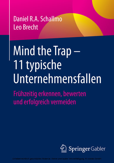 Mind the Trap - 11 typische Unternehmensfallen main product photo