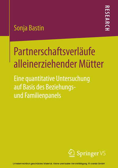 Partnerschaftsverläufe alleinerziehender Mütter main product photo