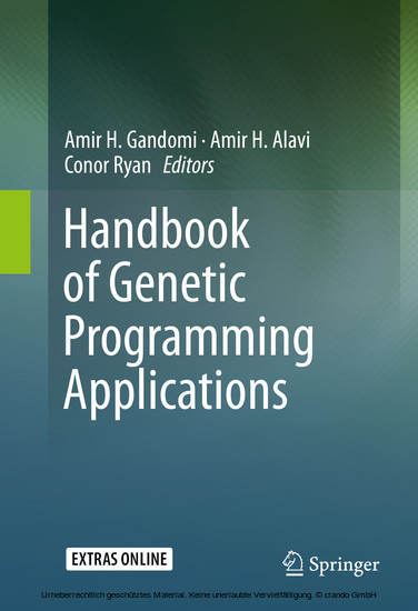 Handbook of Genetic Programming Applications main product photo