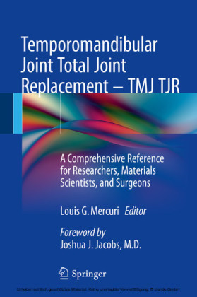 Temporomandibular Joint Total Joint Replacement - TMJ TJR