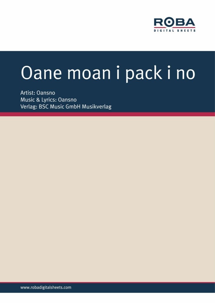 Oane moan i pack i no main product photo